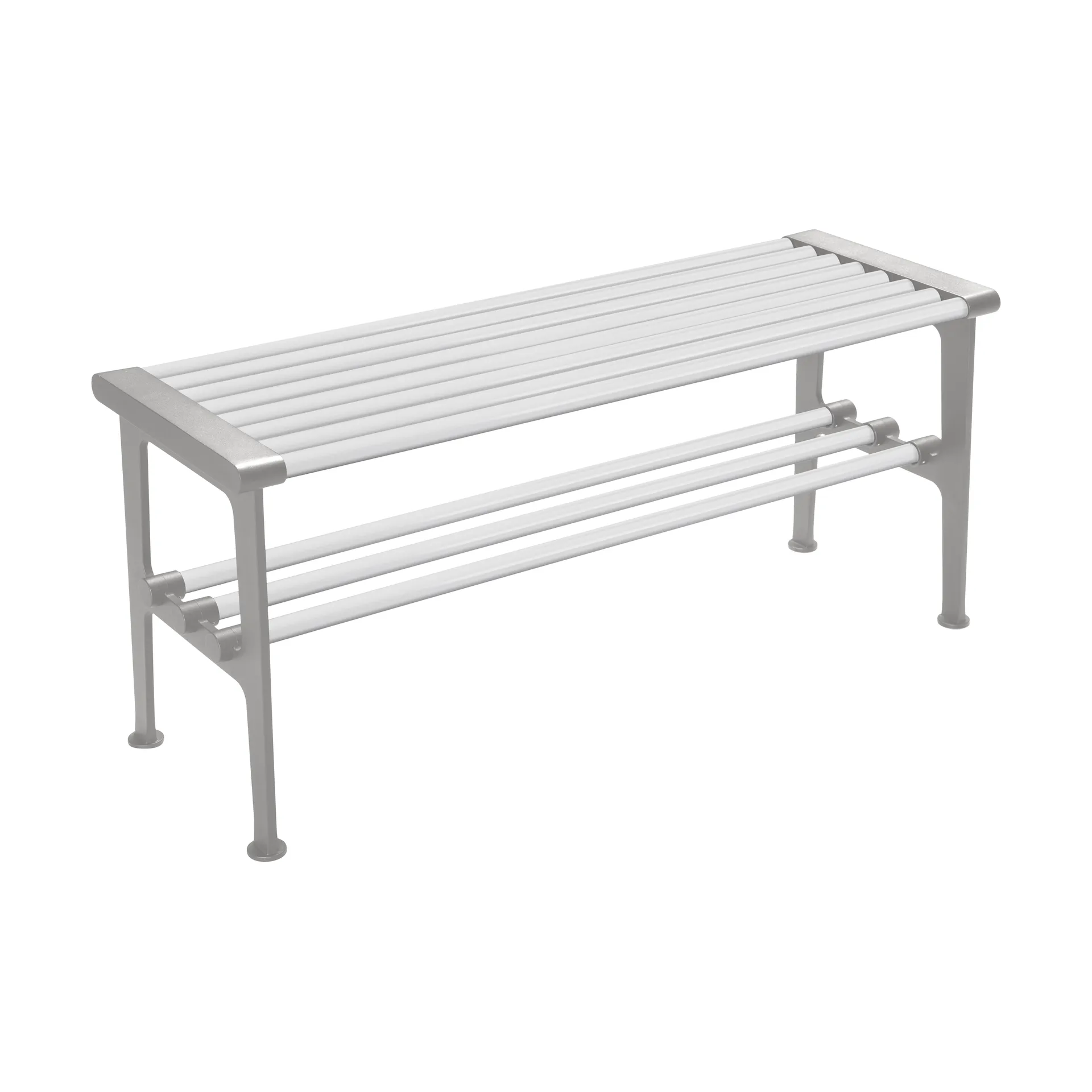 Nostalgi 长凳 100cm, 白色_铝制 Essem Design