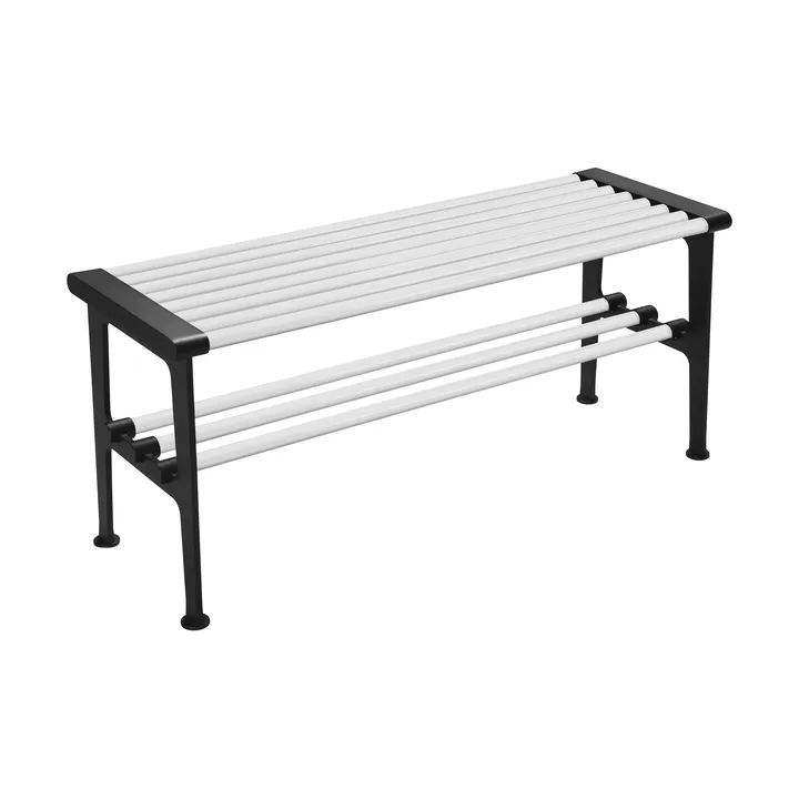 Nostalgi 长凳 100cm - 白色_黑色 - Essem Design