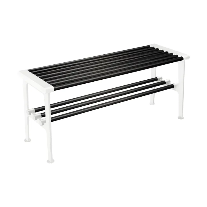 Nostalgi 长凳 100cm - 黑色染色橡木_白色 - Essem Design