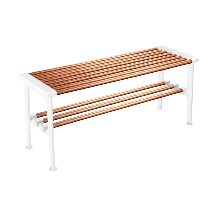 Nostalgi 长凳 100cm - 铜色_白色 - Essem Design