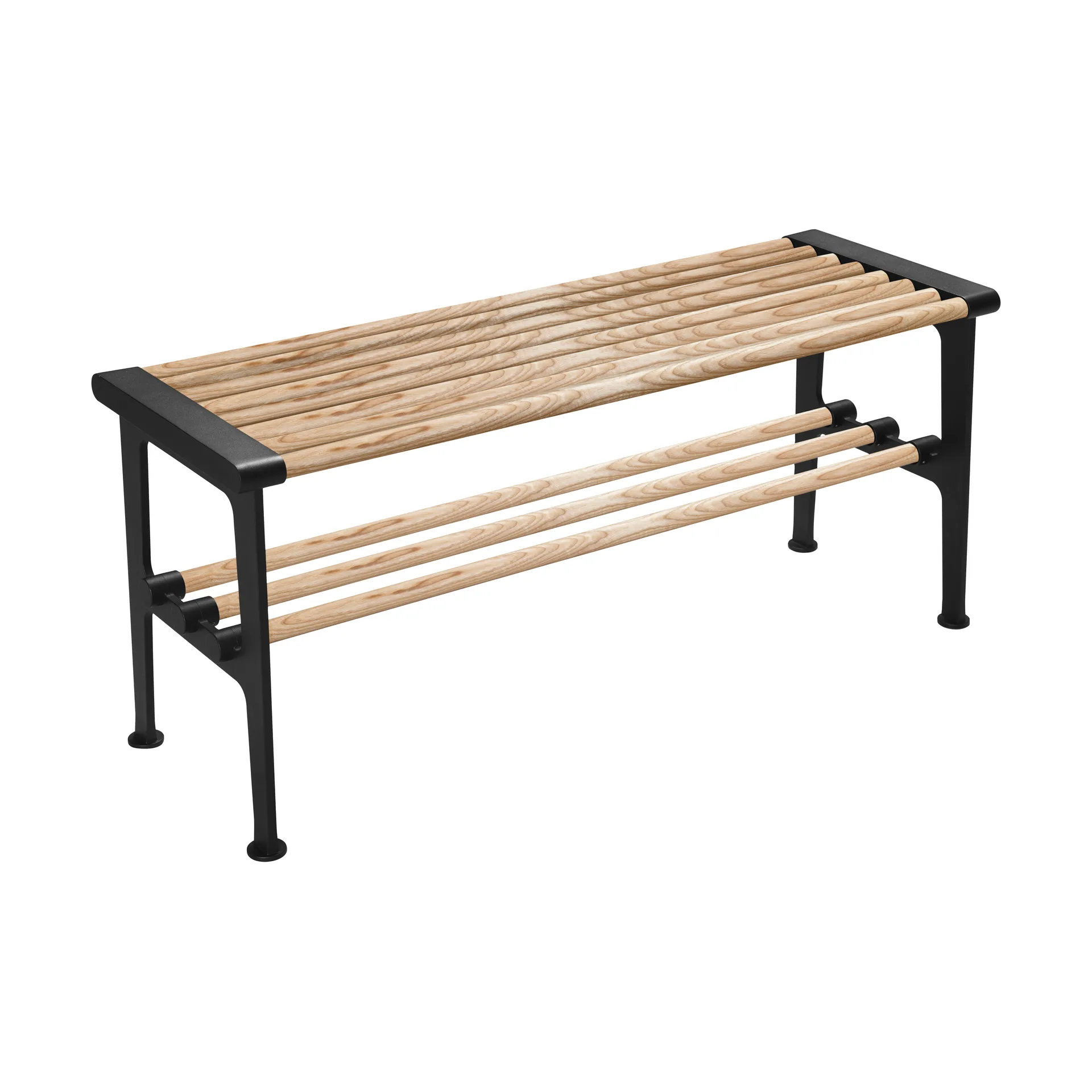 Nostalgi 长凳 100cm, 白蜡木_黑色 Essem Design