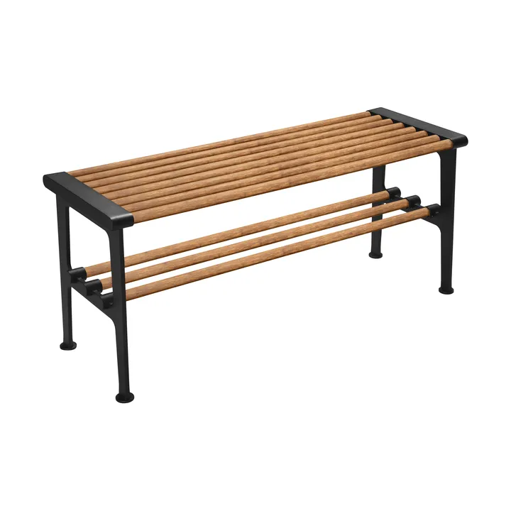 Nostalgi 长凳 100cm - 竹制_黑色 - Essem Design