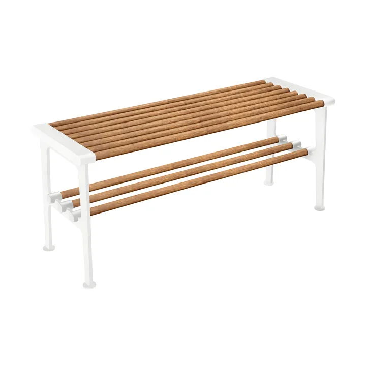 Nostalgi 长凳 100cm - 竹制_白色 - Essem Design