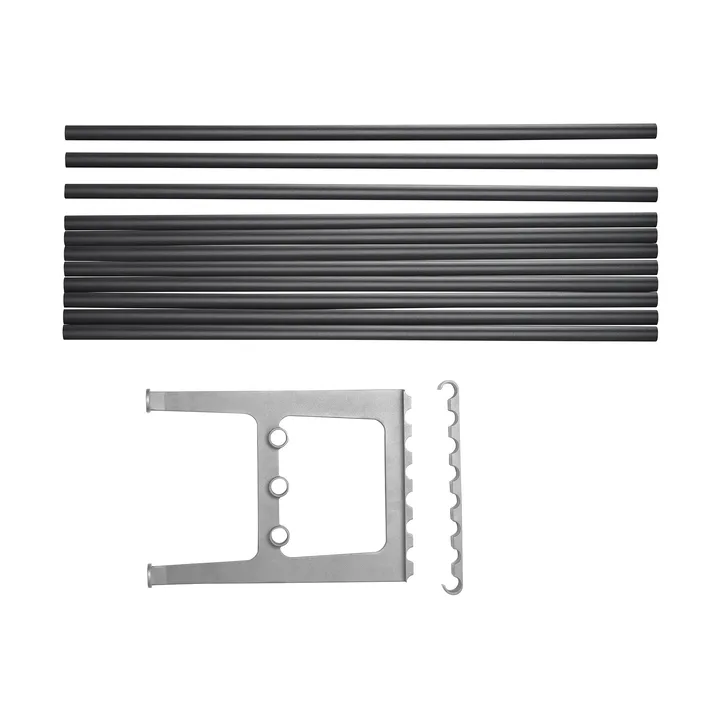 Nostalgi 长凳延长件 100cm - 黑色_铝制 - Essem Design