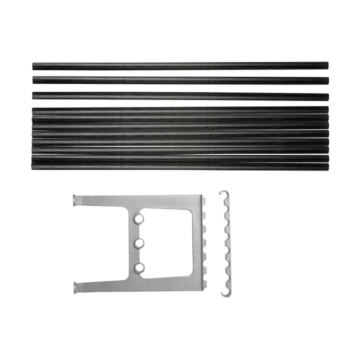 Nostalgi 长凳延长件 100cm - 黑色染色橡木_铝制 - Essem Design