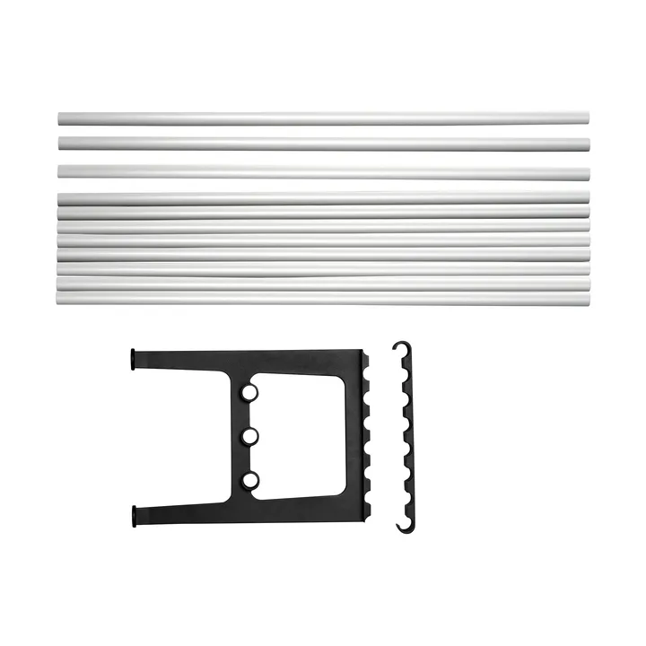 Nostalgi 长凳延长件 100cm - 铝制_黑色 - Essem Design