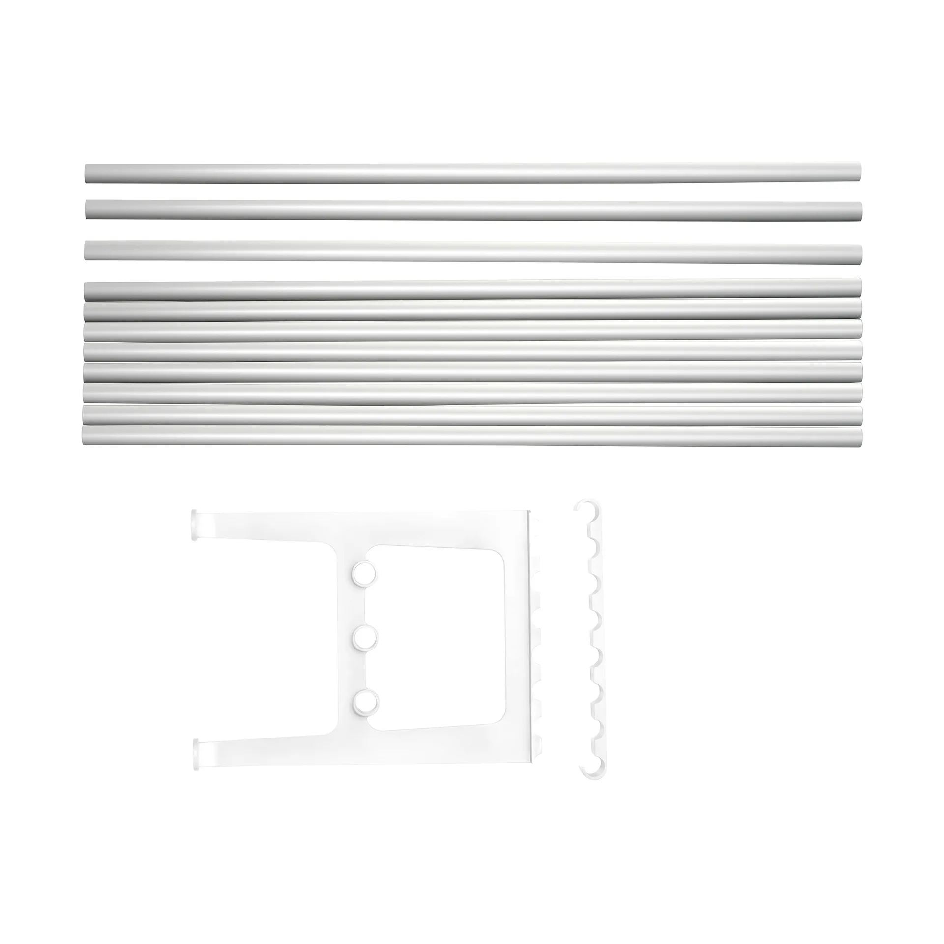 Nostalgi 长凳延长件 100cm, 铝制_白色 Essem Design