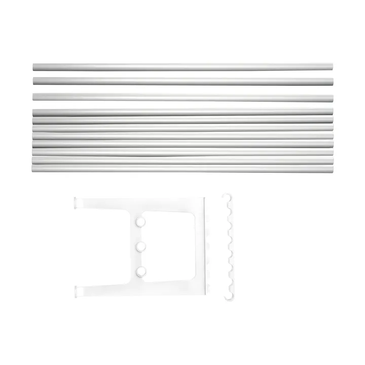 Nostalgi 长凳延长件 100cm - 铝制_白色 - Essem Design