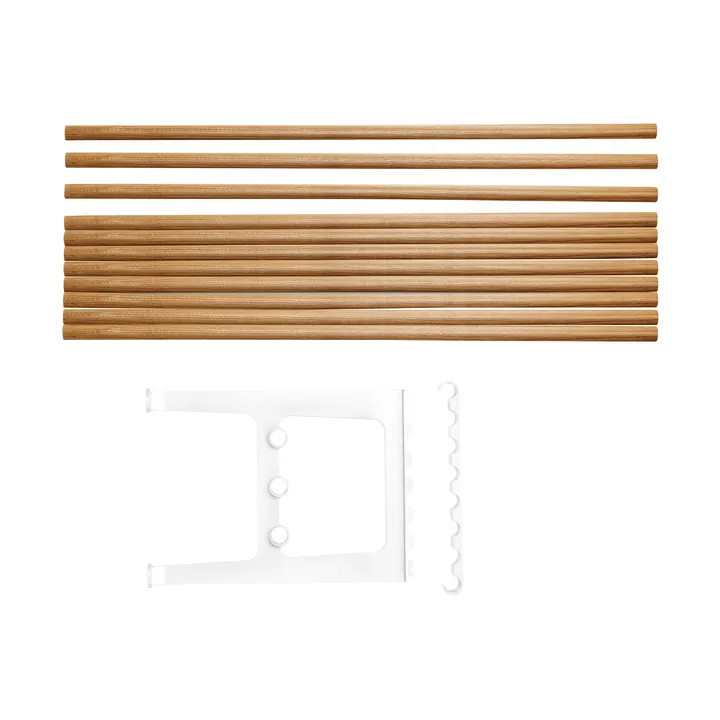 Nostalgi 长凳延长件 100cm - 橡木_白色 - Essem Design