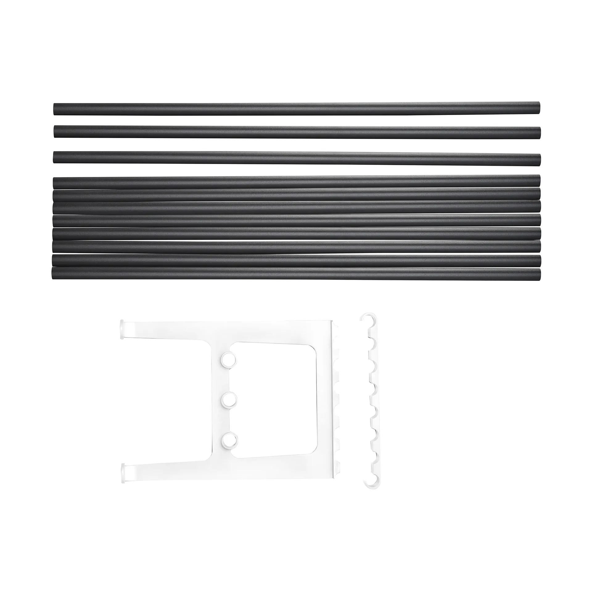 Nostalgi 长凳延长件 100cm, 黑色_白色 Essem Design