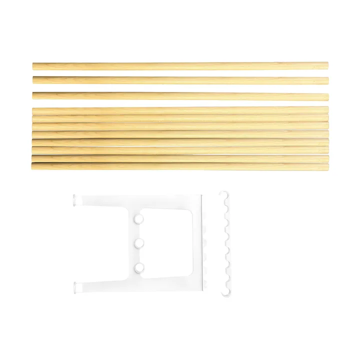 Nostalgi 长凳延长件 100cm - 桦木_白色 - Essem Design
