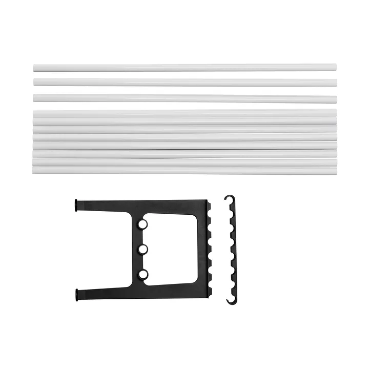 Nostalgi 长凳延长件 100cm - 白色_黑色 - Essem Design