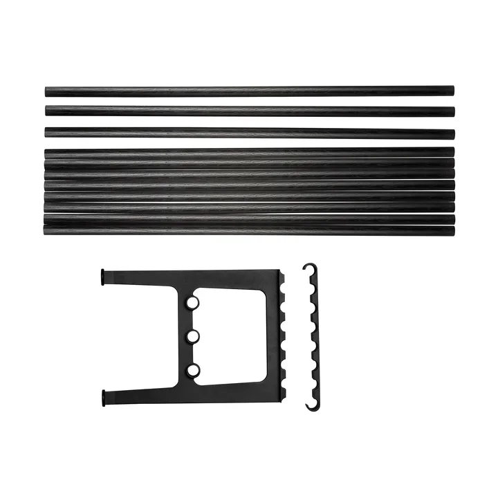 Nostalgi 长凳延长件 100cm - 黑色染色橡木_黑色 - Essem Design