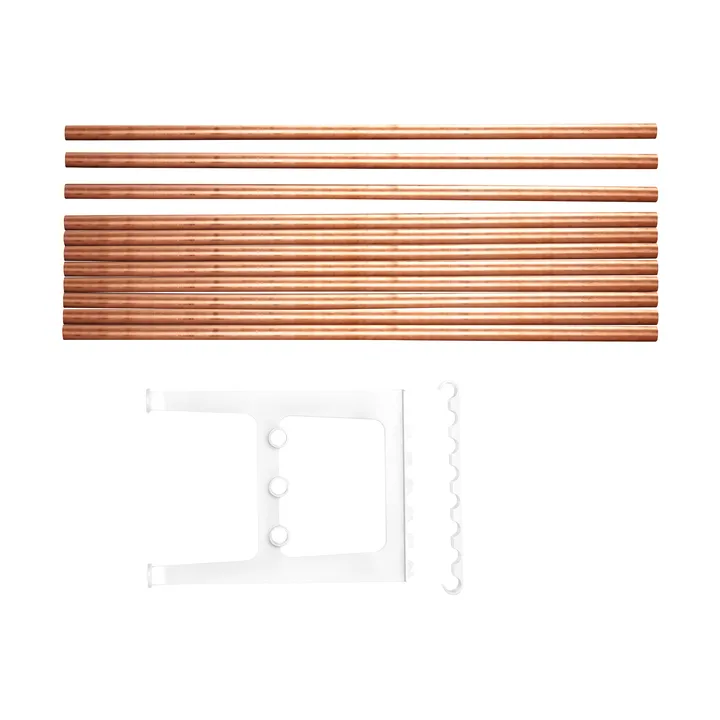 Nostalgi 长凳延长件 100cm - 铜色_白色 - Essem Design