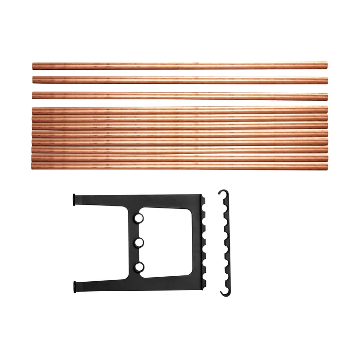 Nostalgi 长凳延长件 100cm - 铜色_黑色 - Essem Design