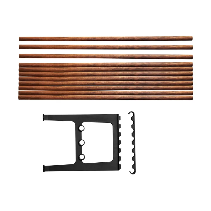 Nostalgi 长凳延长件 100cm - 胡桃木_黑色 - Essem Design