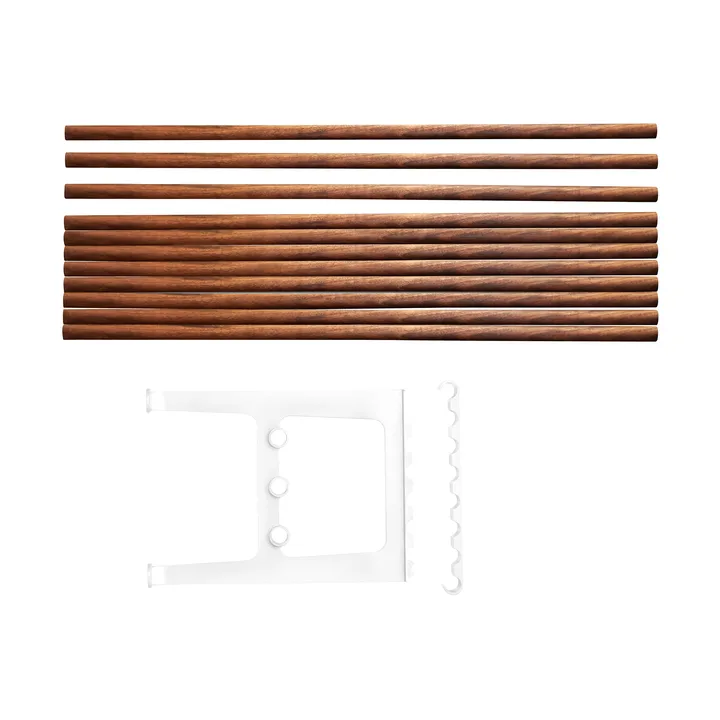 Nostalgi 长凳延长件 100cm - 胡桃木_白色 - Essem Design