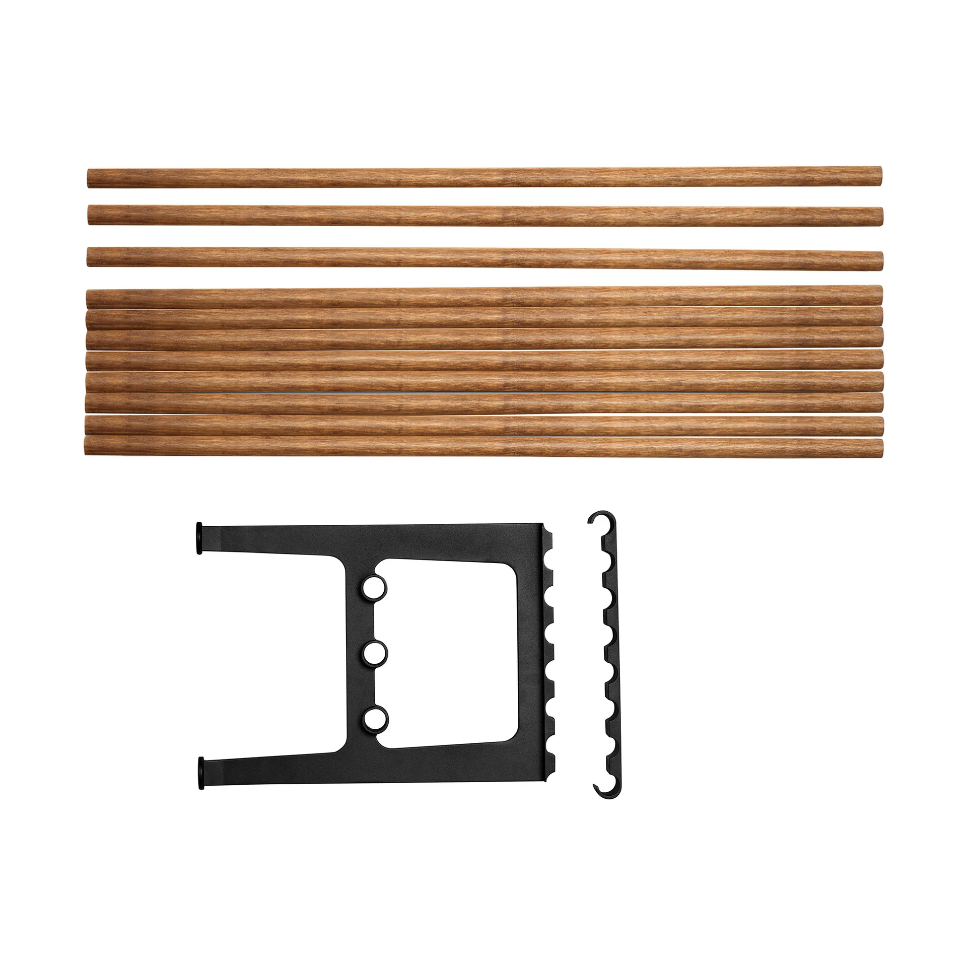 Nostalgi 长凳延长件 100cm, 竹制_黑色 Essem Design