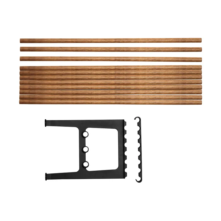 Nostalgi 长凳延长件 100cm - 竹制_黑色 - Essem Design