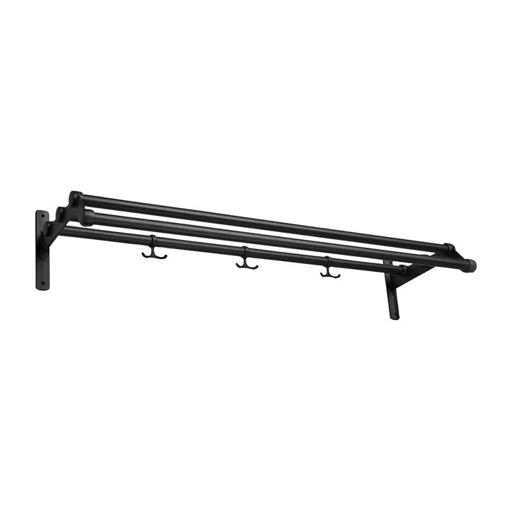 Nostalgi 291 帽子搁板100cm - 黑色_黑色 - Essem Design