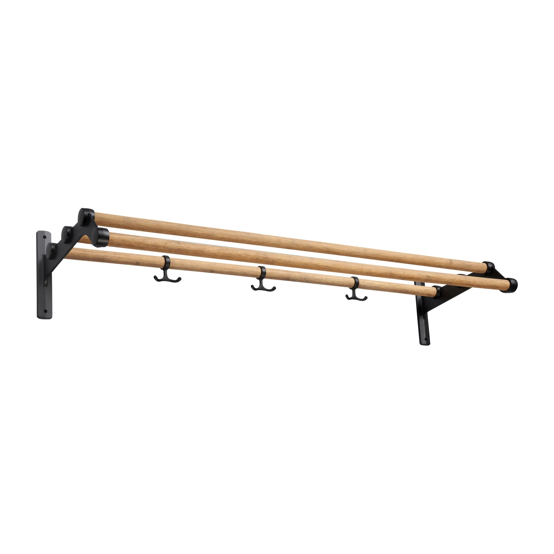 Nostalgi 291 帽子搁板100cm, 竹色_黑色 Essem Design
