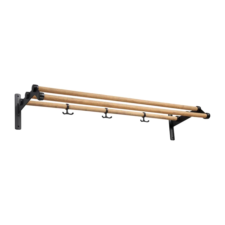 Nostalgi 291 帽子搁板100cm - 竹色_黑色 - Essem Design
