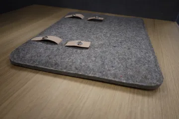 Nostalgi 座垫 33x40cm - 灰色天然羊毛 - Essem Design