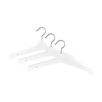 Nostalgi clothes 衣架/架子 三件套装 - 白色 - Essem Design
