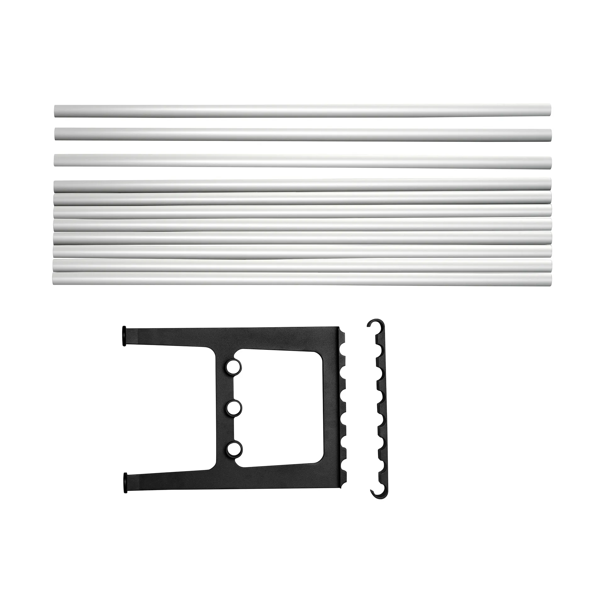 Nostalgi 长椅 extension 100 cm, Aluminium-黑色 Essem Design