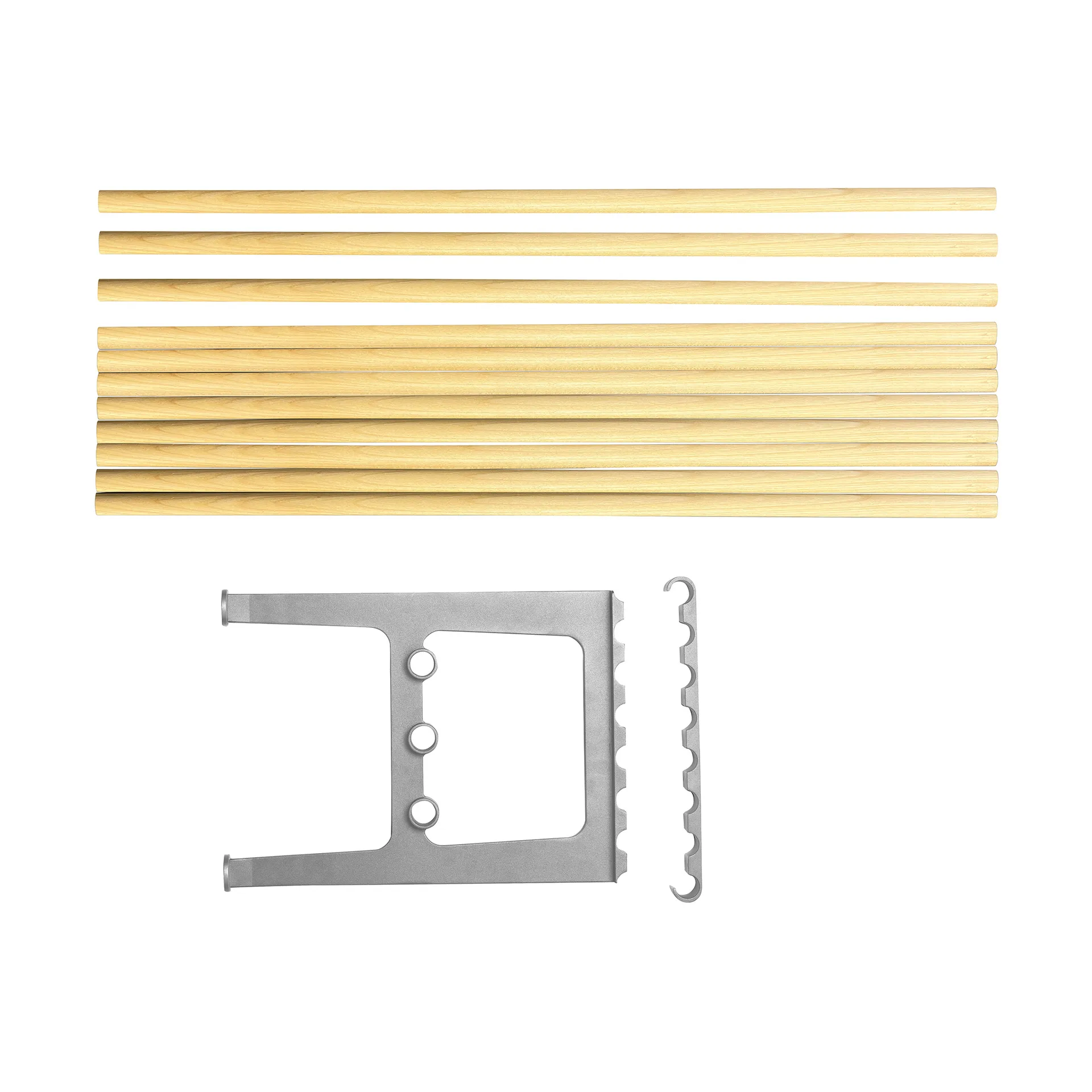 Nostalgi 长椅 extension 100 cm, Birch-aluminium Essem Design