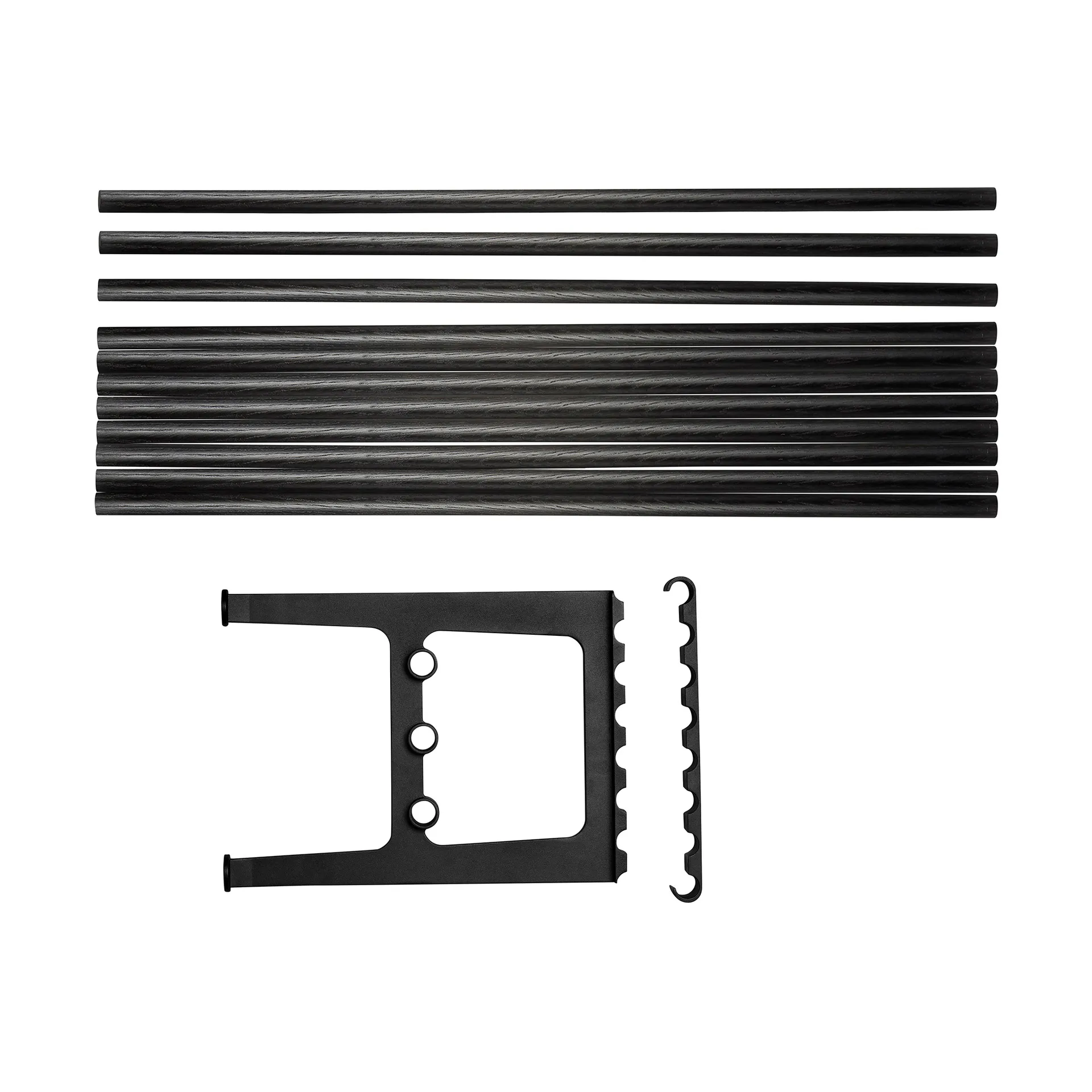 Nostalgi 长椅 extension 100 cm, 黑色 stained 自然木色-黑色 Essem Design