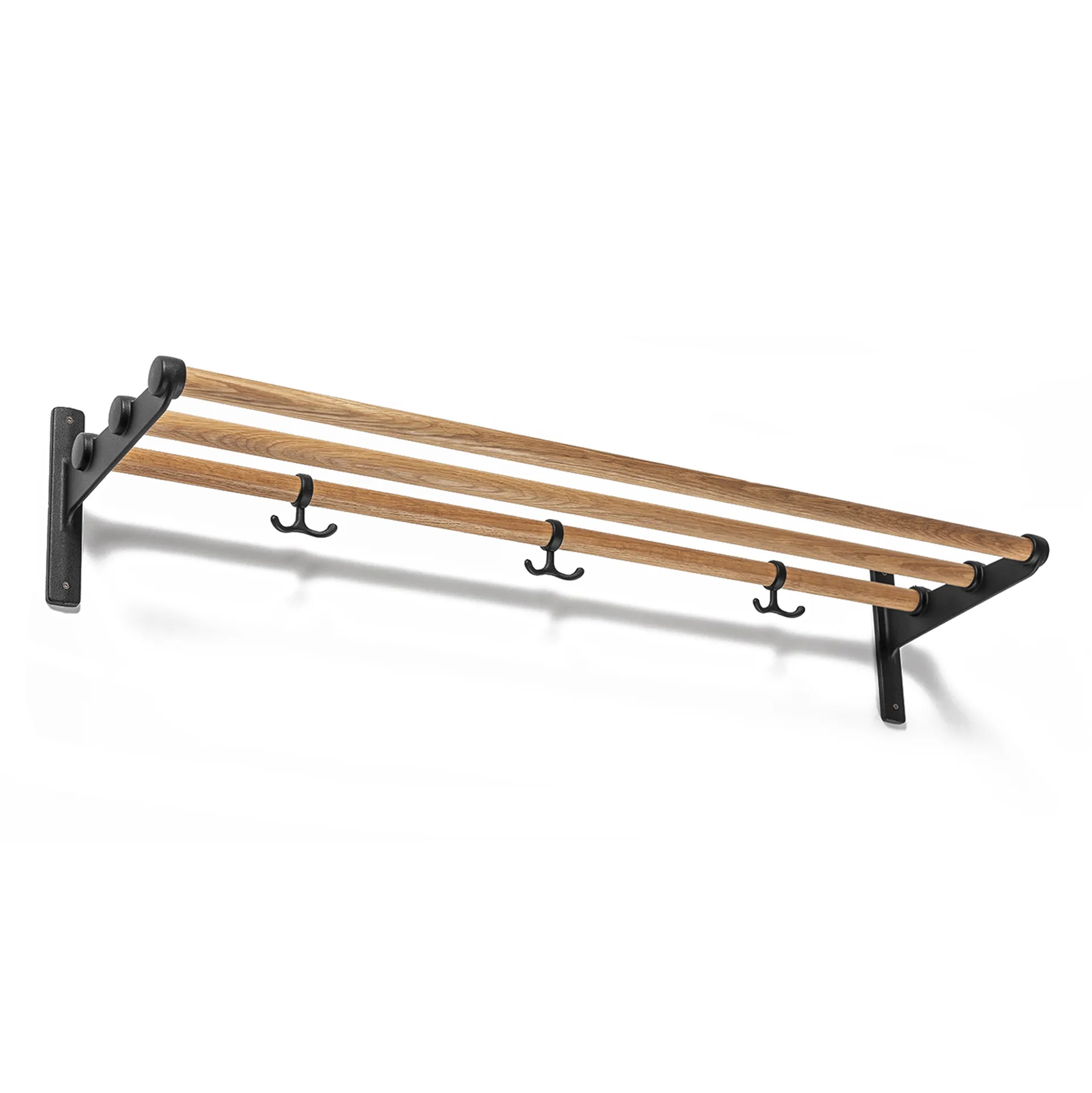 Nostalgi hat shelf/ shoe shelf, oak, 黑色 Essem Design