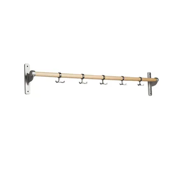 Nostalgi Hook rack - Birch, aluminium stand - Essem Design