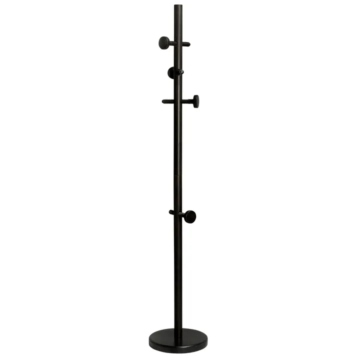 Screwed coatstand - 黑色染色 - Essem Design