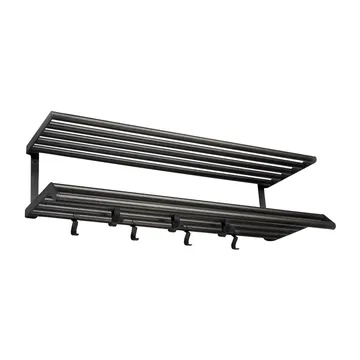 Tamburin 衣帽架100cm - 黑色油面橡木_黑色 - Essem Design