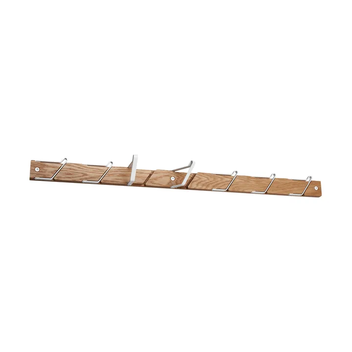 Tamburin 衣钩73.5cm - 橡木_白色 - Essem Design