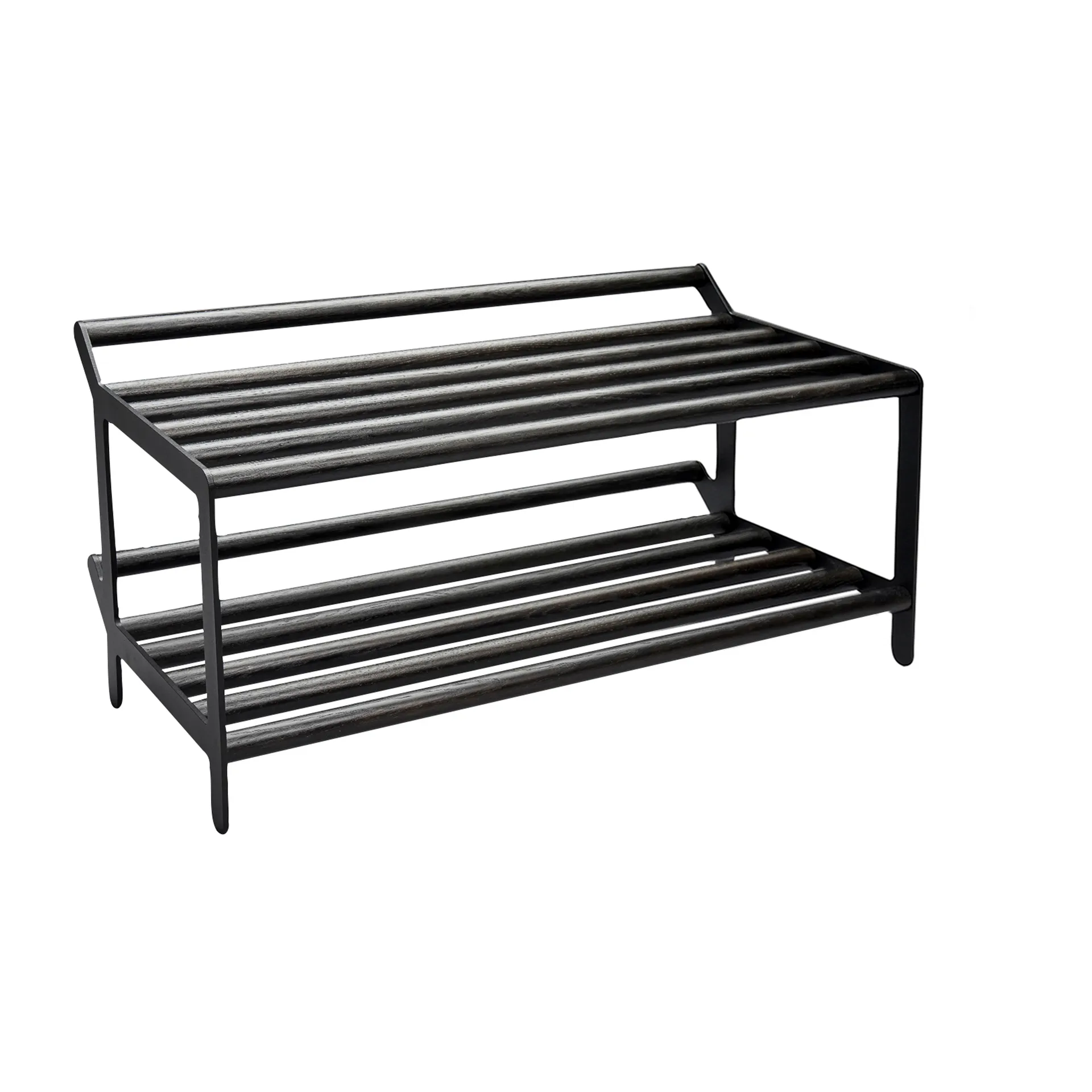 Tamburin shoe shelf 60 cm, 黑色 oiled oak-黑色 Essem Design