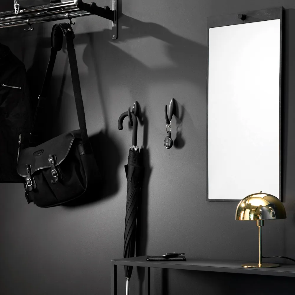 Tillbakablick rectangular mirror, 黑色 Essem Design