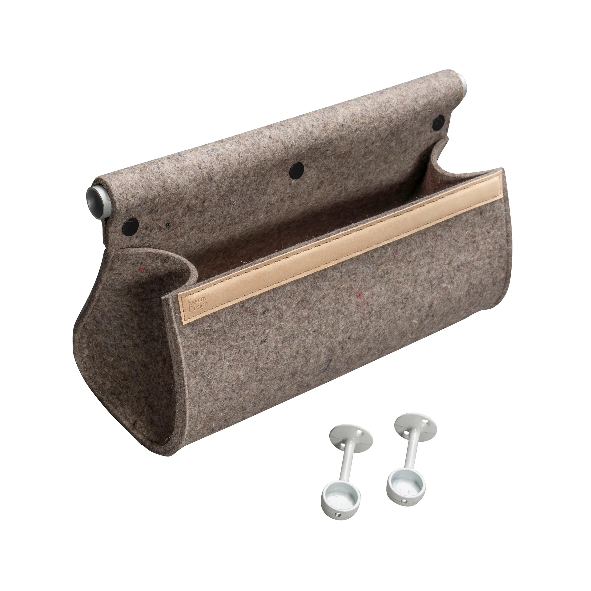 Ulrika wall storage, natural wool-白色 Essem Design