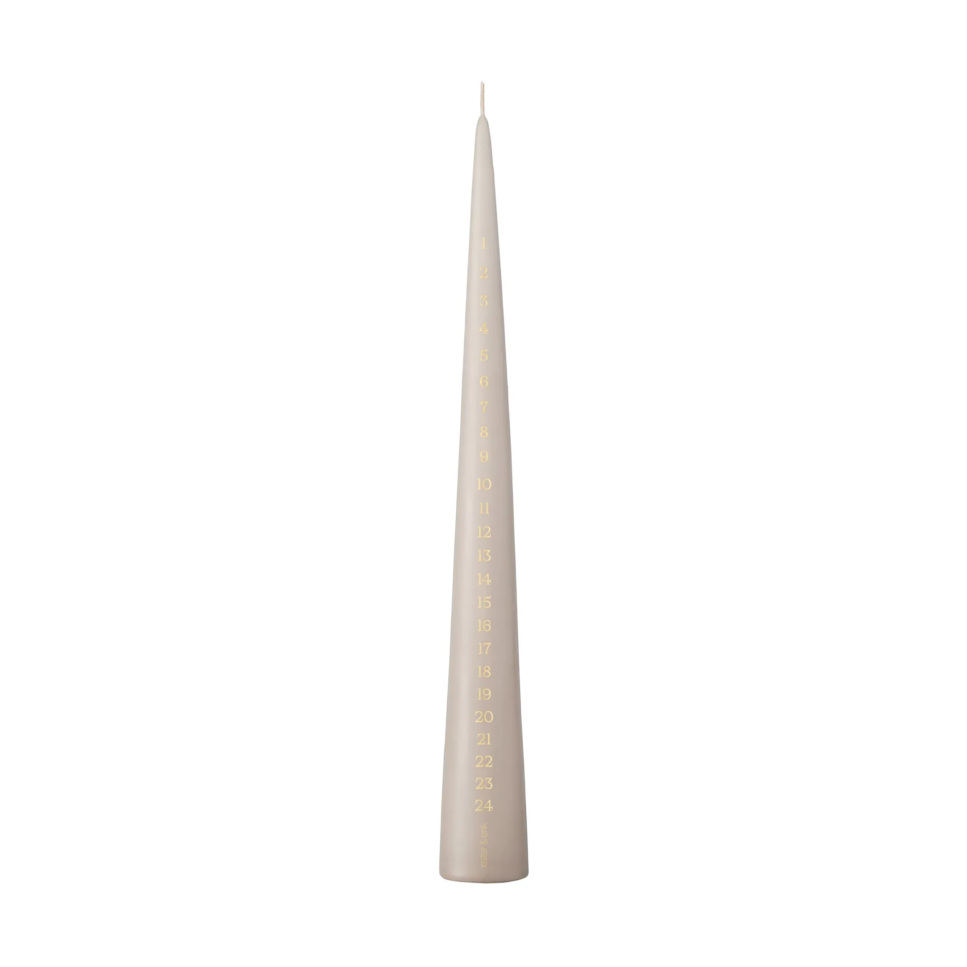 ester & erik advent 蜡烛 37 cm, 22 亚麻色 灰色 ester & erik