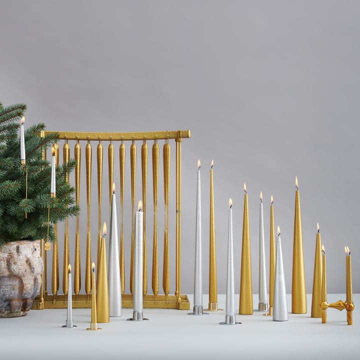 ester & erik candle 32 cm 四件套装 metalic, Gold ester & erik
