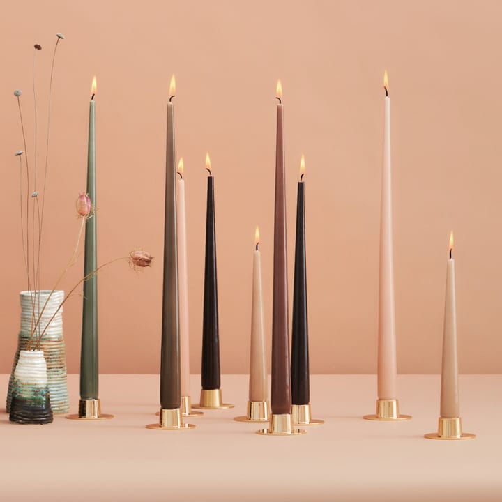 ester & erik candle 42 cm 四件套装 green soil, Lacque红色 ester & erik