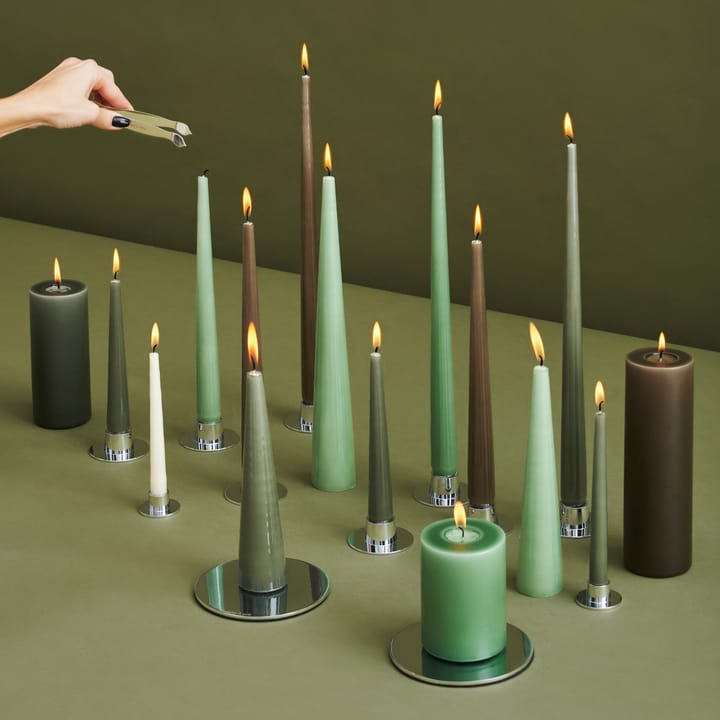 ester & erik candle 42 cm 四件套装 green soil, Lacque红色 ester & erik