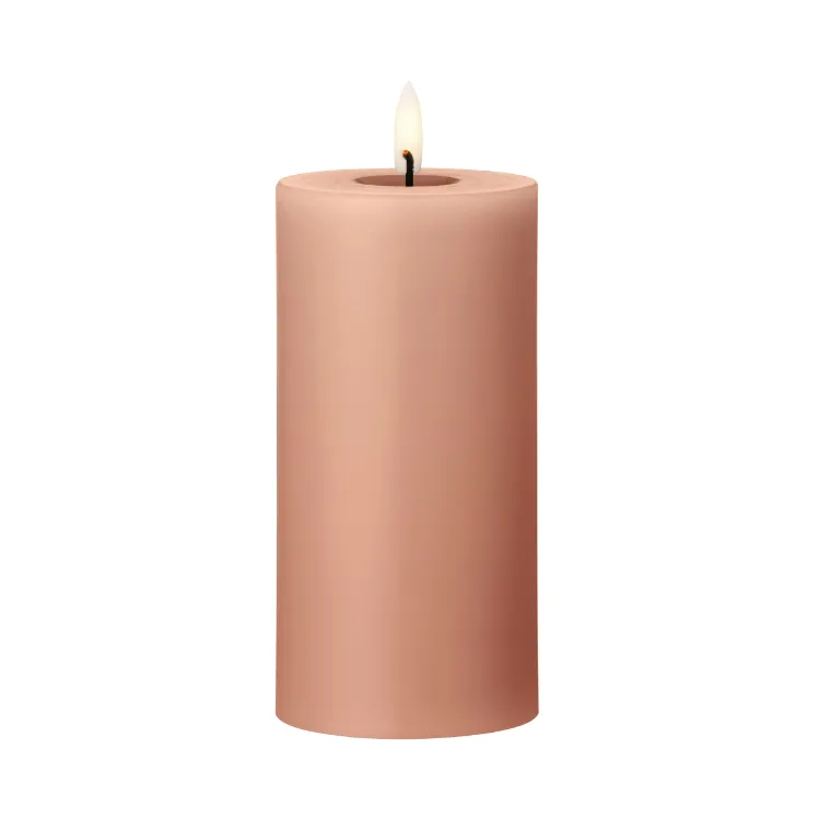 ester & erik LED柱形蜡烛, 20玫瑰焦糖色_15 cm ester & erik
