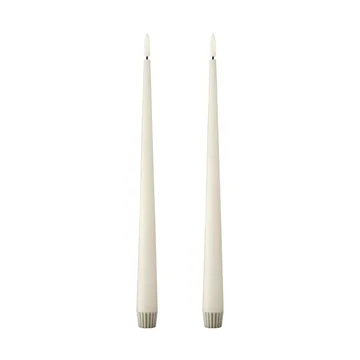 ester & erik LED锥形蜡烛2件装 - 06 Ivory, 30 cm - ester & erik