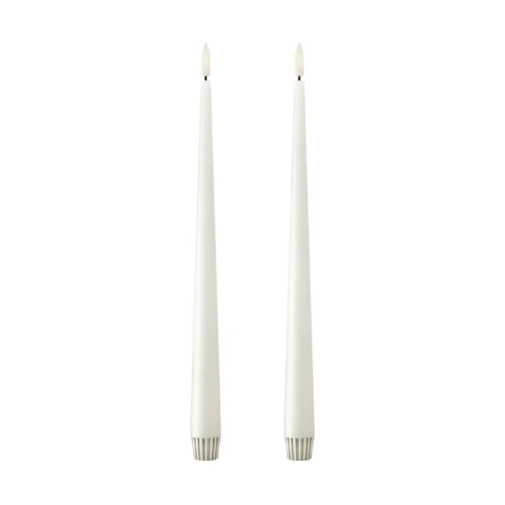 ester & erik LED锥形蜡烛2件装 - 10丝滑色_30 cm - ester & erik
