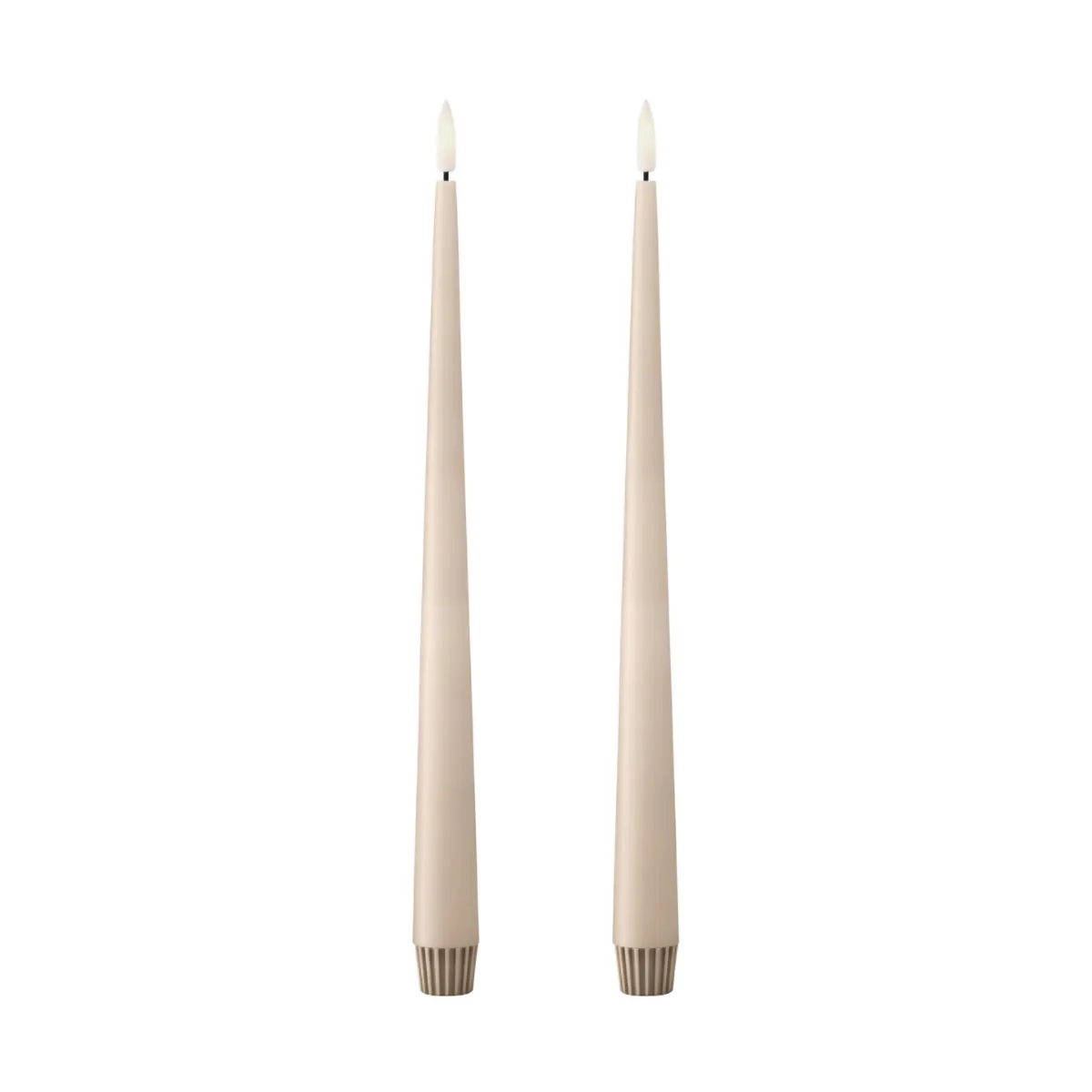 ester & erik LED锥形蜡烛2件装, 11冰拿铁色_30 cm ester & erik