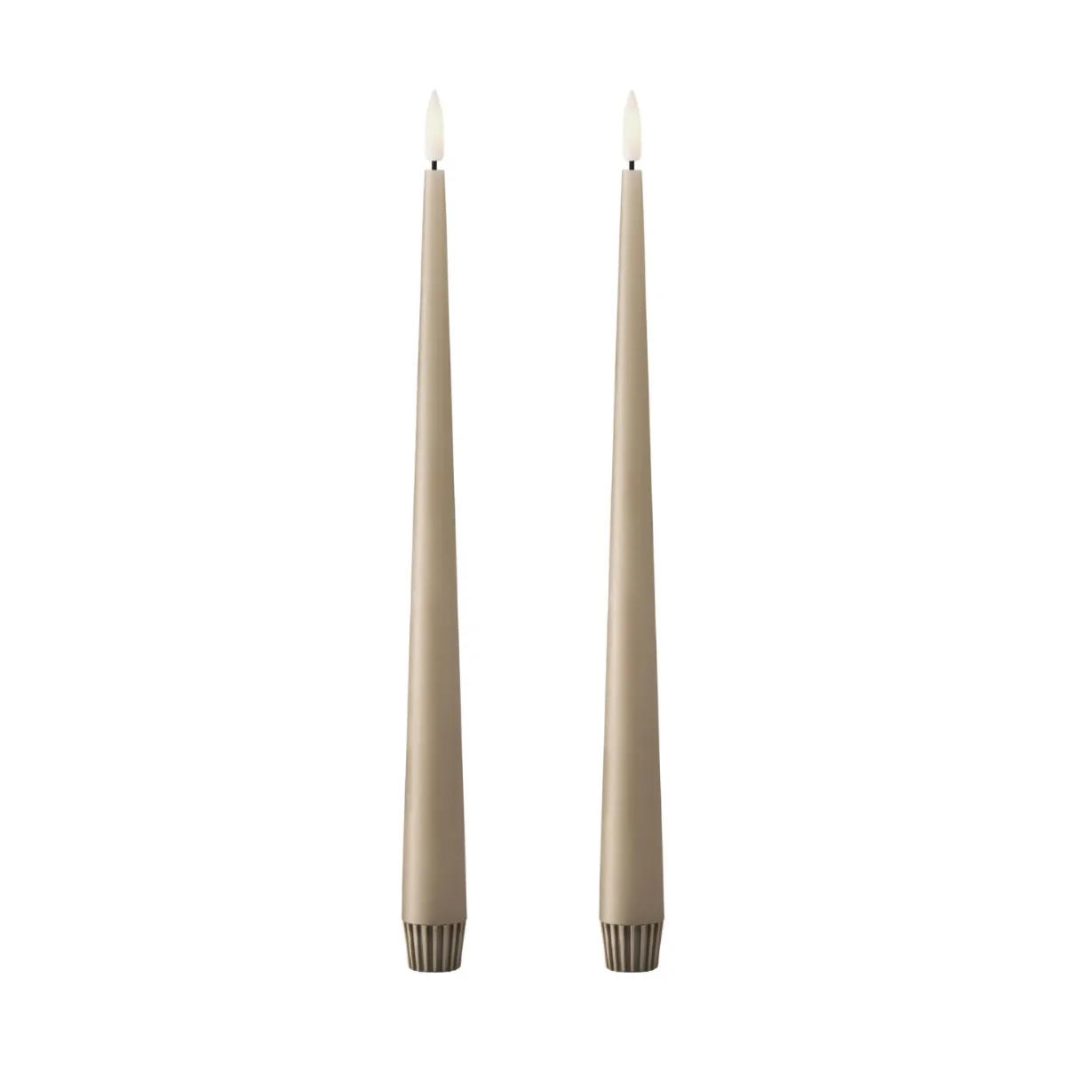 ester & erik LED锥形蜡烛2件装, 18牛轧糖色_30 cm ester & erik