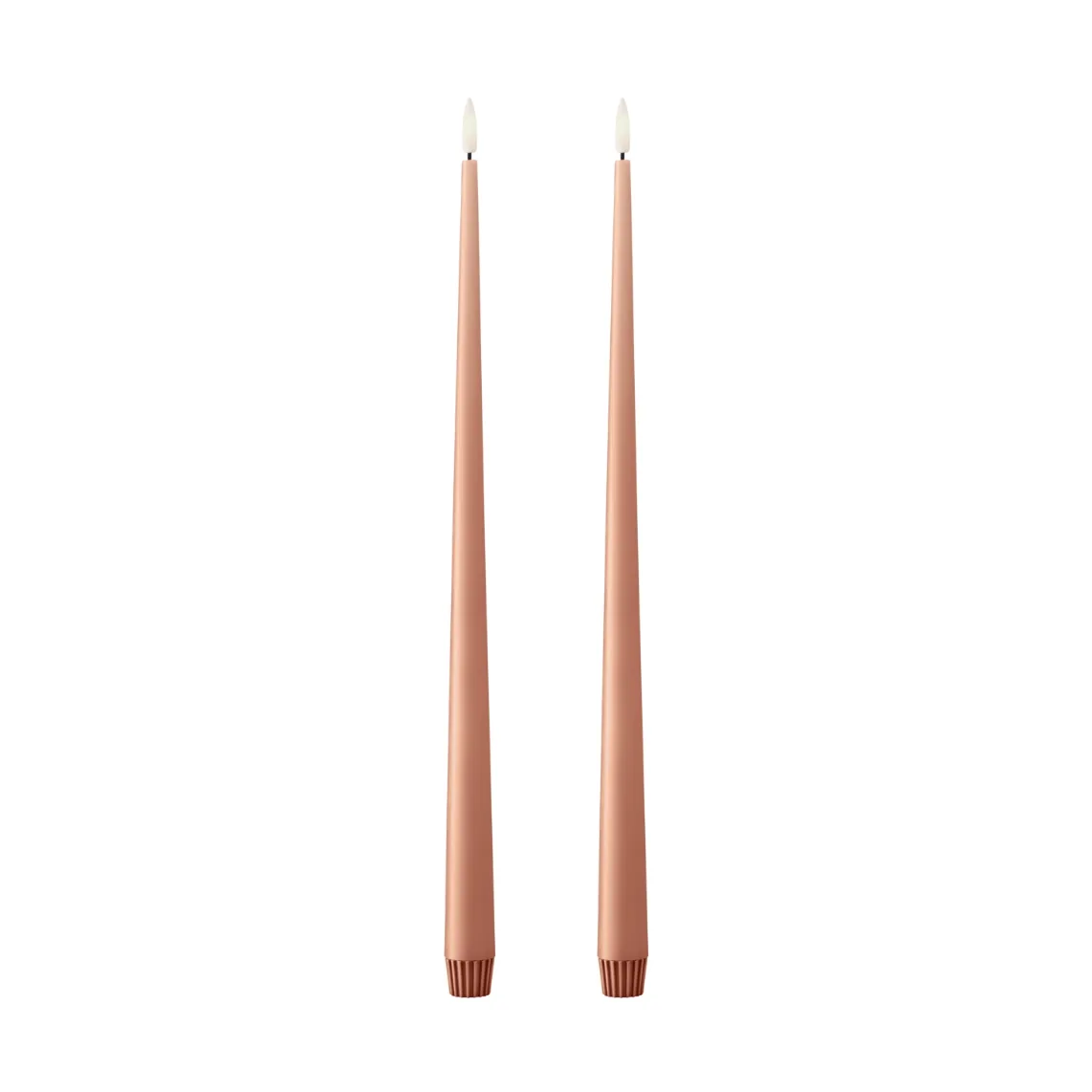 ester & erik LED锥形蜡烛2件装, 20玫瑰焦糖色_40 cm ester & erik