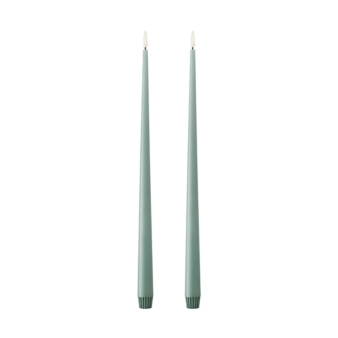 ester & erik LED锥形蜡烛2件装, 67玉石绿色_40 cm ester & erik